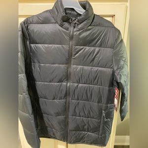 Men’s Swiss tech black puffer jacket size small